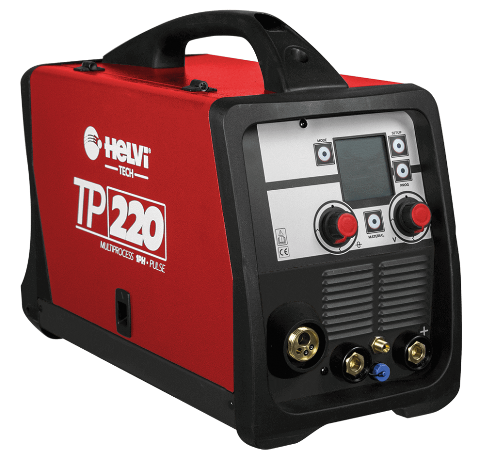 многофункциональный сварочный инвертор helvi tp 220 pulse synergic