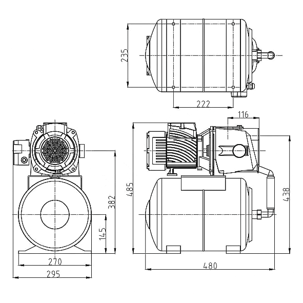 насосная станция atjet100, pumpman atjet100