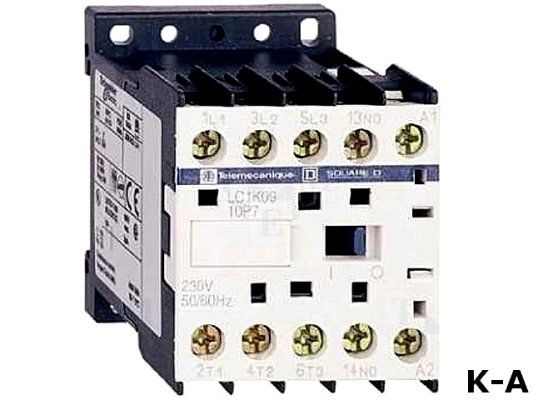 миниконтактор schneider electric lc1k12-10p7