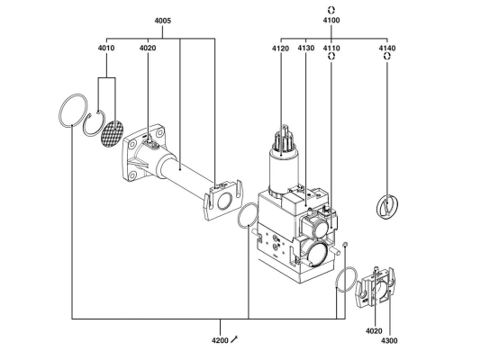 газовая рампа elco d416