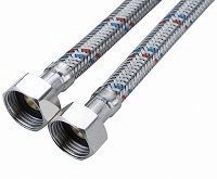 Подводка для воды сталь 1/2 г/ш 100 cм CTM (CWFHM100)