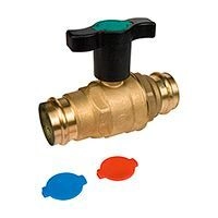 Кран шаровой пресс соединение с удлиненной ручкой GIACOMINI R851VT o28 R851VY105