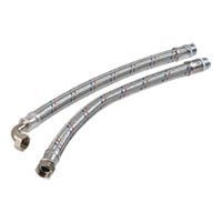 шланг в металлической оплетке speroni 1 x 80см pn6 гибкий с углом 007108207