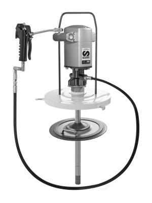 Пневм. солидолонагнетатель для ведер 18 кг 423021 SAMOA