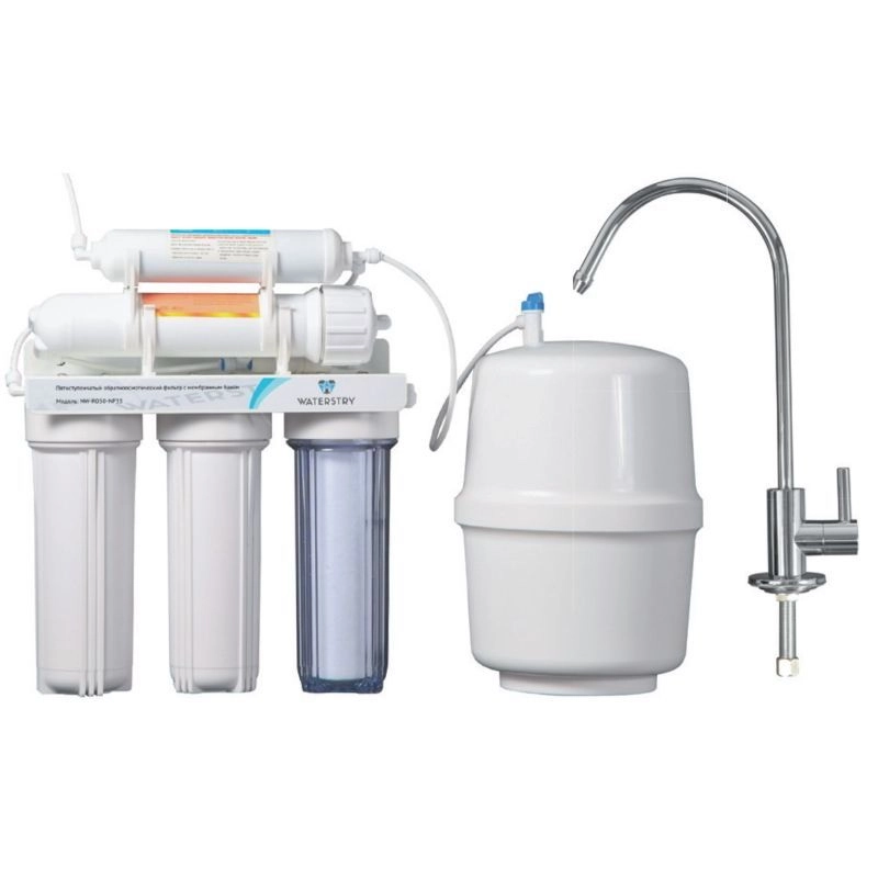 установка обратноосмотическая waterstry eco ro50-np35 5 ступеней 50gpd