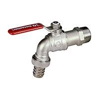 Кран для садового шланга GIACOMINI R621 1/2 с рычажной рукояткой R621X003