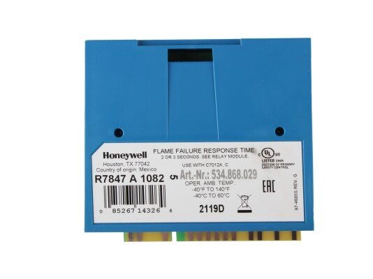 усилитель сигнала пламени honeywell r7847 a1082