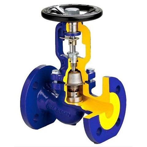 вентиль запорный zetkama 234f-025-e сильфонный стальной tmax 400°c 234f-025-e-01