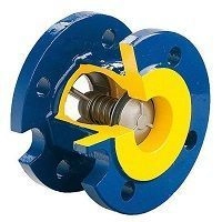 клапан обратный пружинный zetkama 402а-050-с52 ду050 pn16 чугун gjl-250