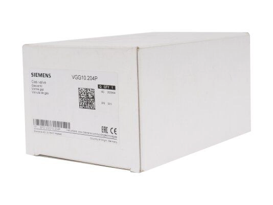 газовый электромагнитный клапан siemens vgg10.204p