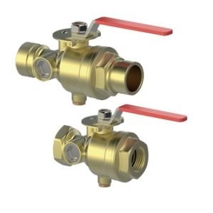 Тестовый кран для системы пожаротушения GIACOMINI Test & Drain A61Y010