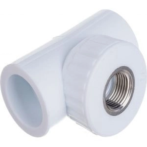 Тройник Valfex PP-R белый нап комб Дн32х1/2 х32 вн/р (127-1867)