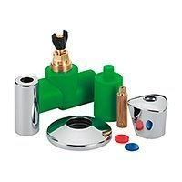 Хромированные розетка, колпачок, удлинитель и ручка GIACOMINI H174BX001