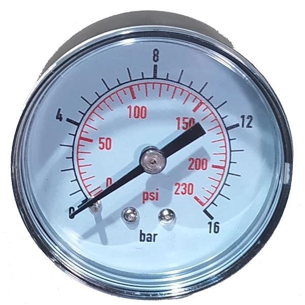 манометр аксиальный waterstry 0-10 бар o52 мм w3821010