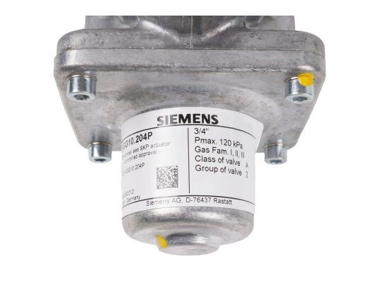 газовый электромагнитный клапан siemens vgg10.204p