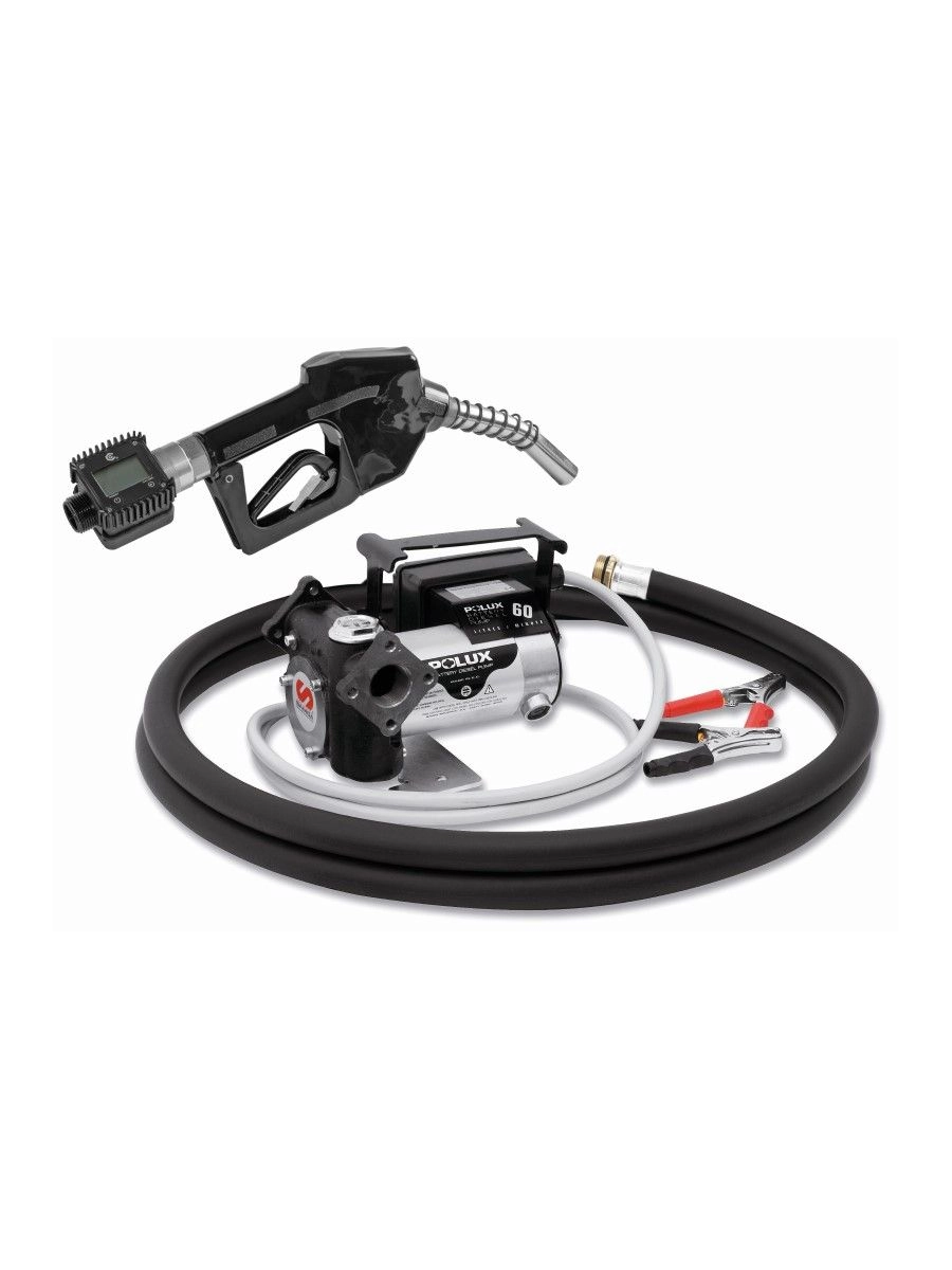 комплект для перекачки дт 12в, 60 л/мин со счетчиком 684465 samoa