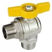 Кран шаровой GIACOMINI R781P 1/2 угловой с нар. резьбой (R782GX003)