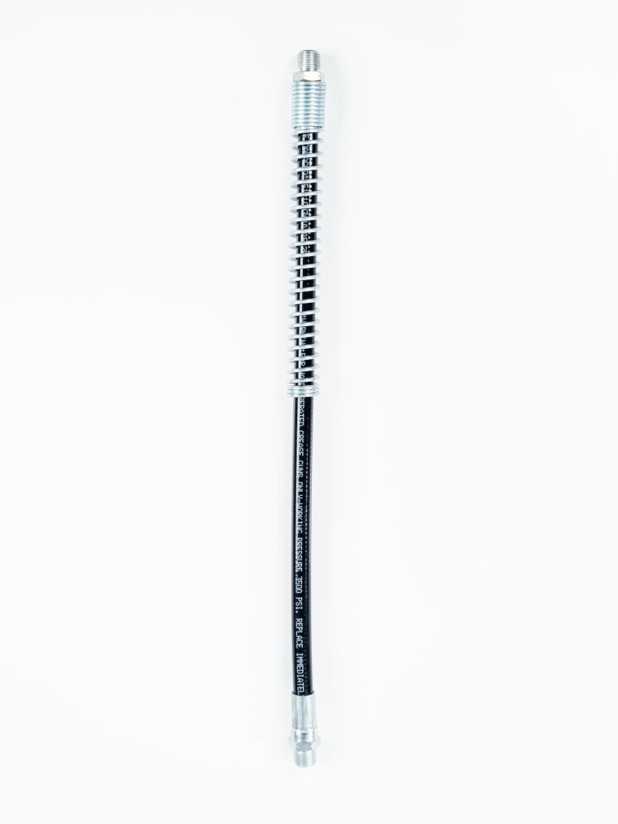 шланг для смазки с пружиной 300 мм х 1/8" bspt, pp180014 petropump