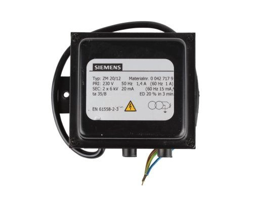 трансформатор розжига siemens zm 20/12 00427179