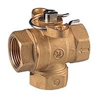 моторизованный переключающий клапан giacomini r279d с внутренней резьбой 3/4 r279dy024