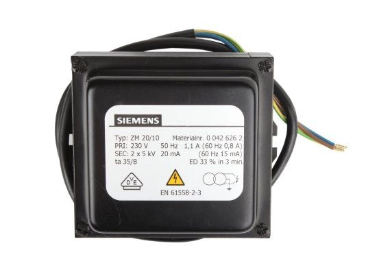 трансформатор розжига siemens zm 20/10 00426262