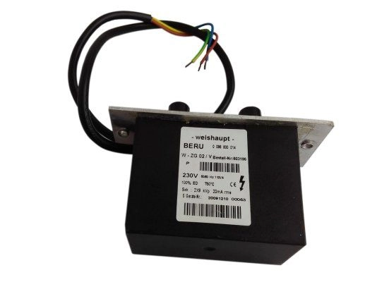 трансформатор розжига weishaupt w-zg 02/v 110 va