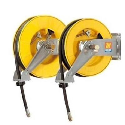 Катушка Meclube не поворотная со шлангом для масла