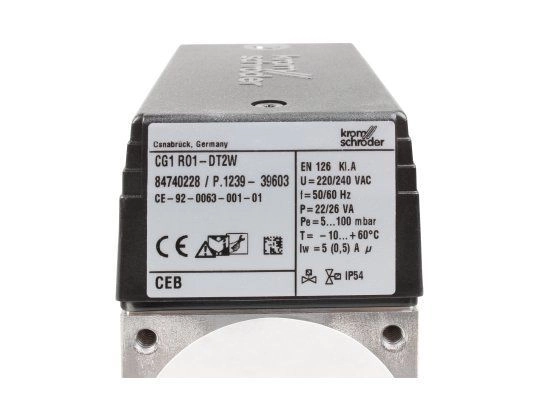 газовый клапан kromschroder cg1r01-dt2w, в сборе
