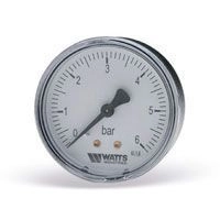 манометр аксиальный watts 80 мм 0-16 бар g 1/4 черный металл (10008029)