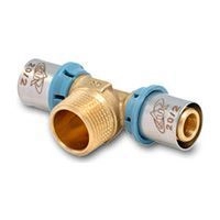 Тройник 90° с наружной резьбой D16х1/2 Unidelta (4010160002)