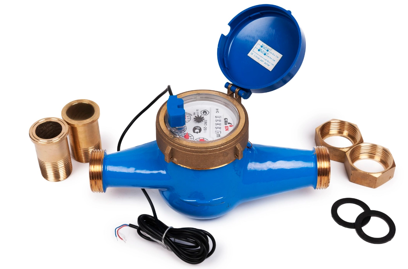 счетчик импульсный groen drc-15i (ду 20, тмах-30 0с, 1л/имп.) (drc-15i)