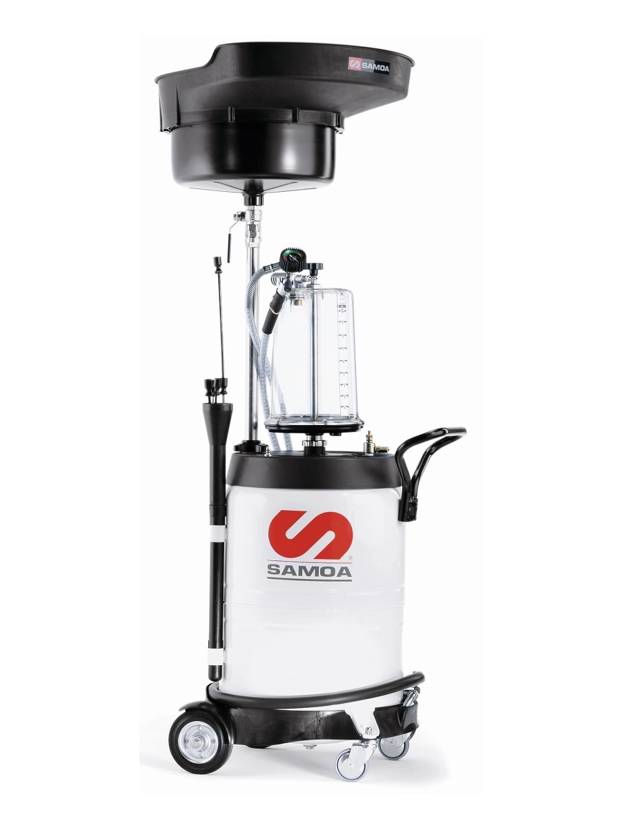 мобильный маслосборник для слива масла 100 л, с чашей 372000 samoa