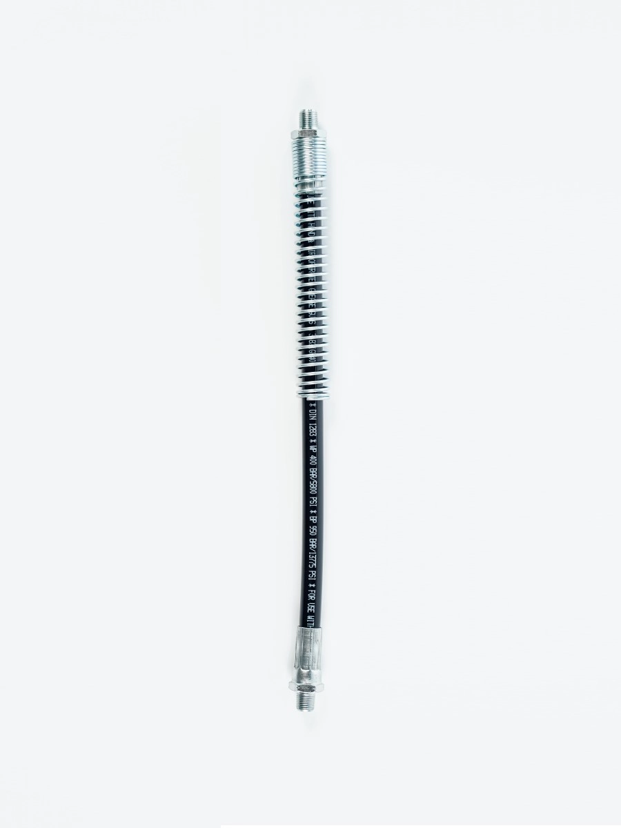 шланг усиленный для смазки, 300 мм х 1/8" bspt pp180018 petropump