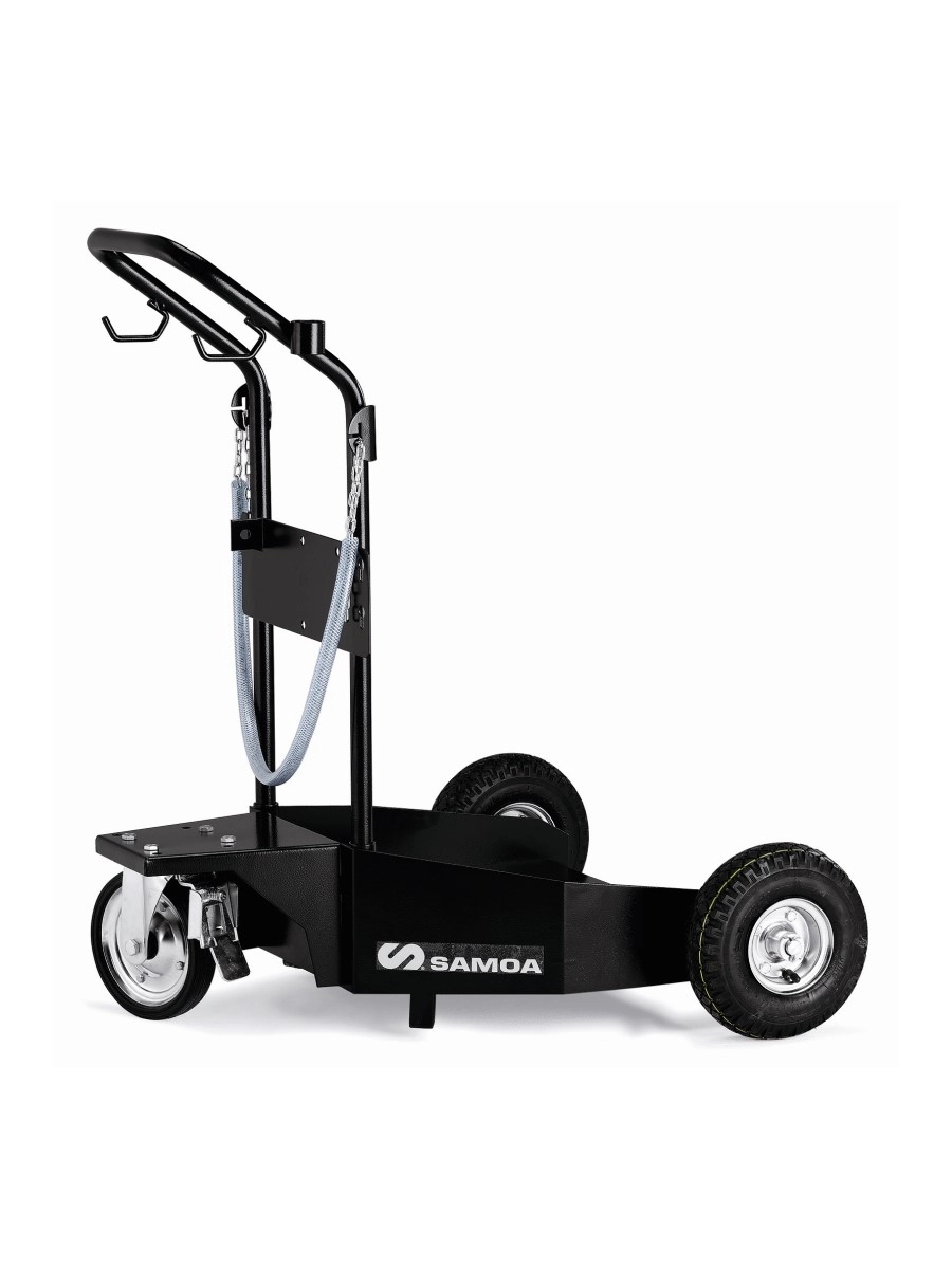 тележка 3-колесная упрочненная для бочек 185 кг 432814 samoa