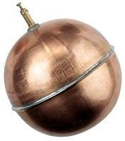 поплавок шаровой farg медный d120mm с винтом для крепления farg535120