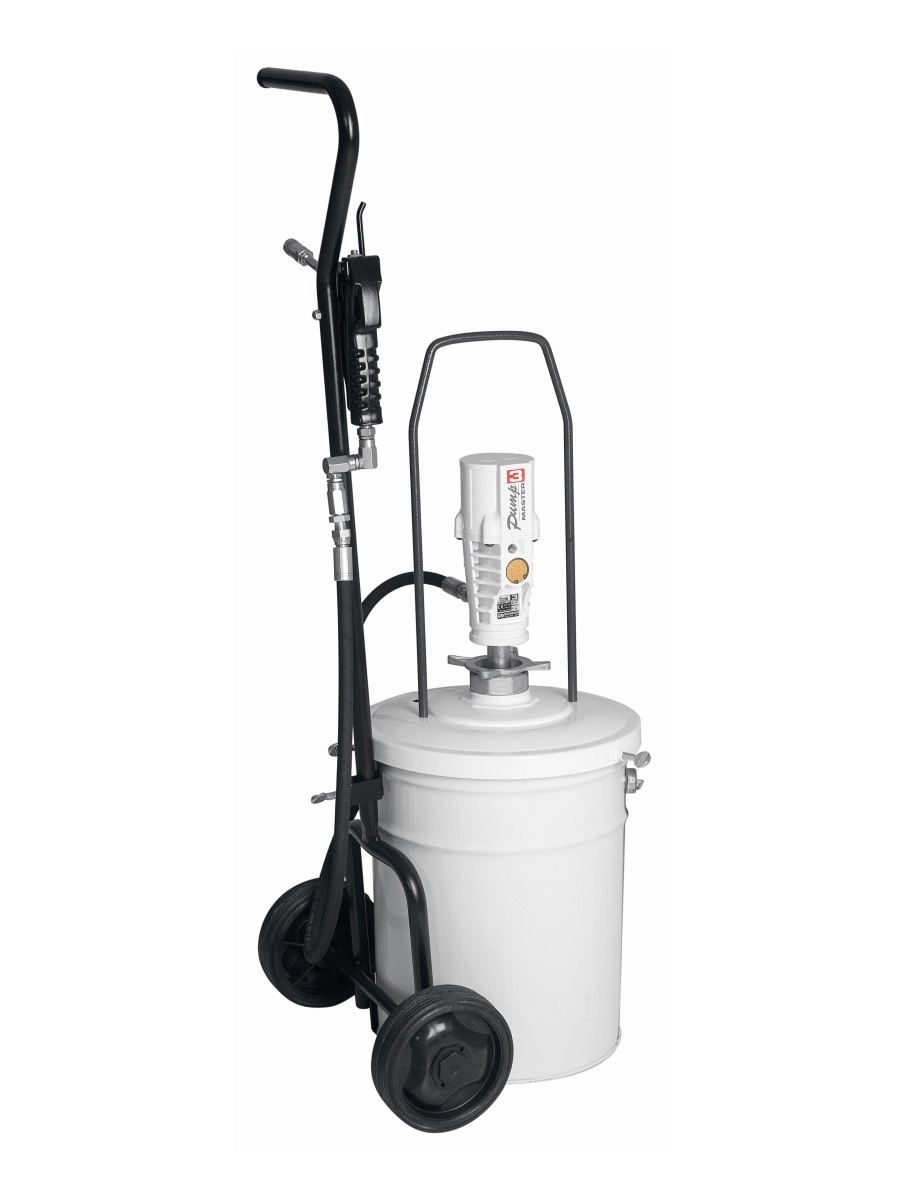 пневм. солидолонагнетатель с насосом pm3 для ведер 20 кг 424152 samoa