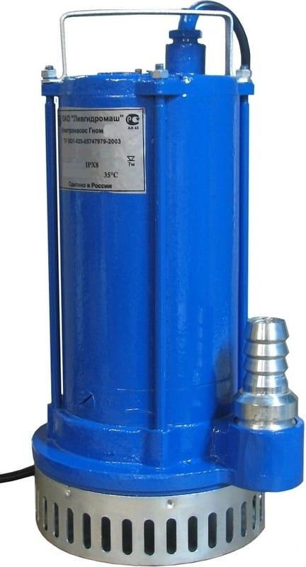 насос грязевой гном 10-10т 220v 0,75 квт с поплавком мнз гном 10-10 т 220в