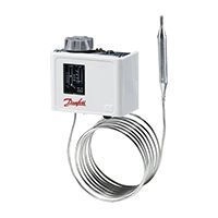 термостат danfoss kp 79 (50...+100)с длина кап.трубки 2 м 060l112666