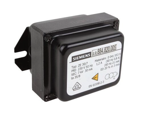 трансформатор розжига siemens ze 30/7 00415539