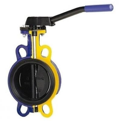 Затвор межфланцевый Zetkama 497B-200-CD6 Ду200 Pу16 GGG40 EPDM 497B-200-CD6