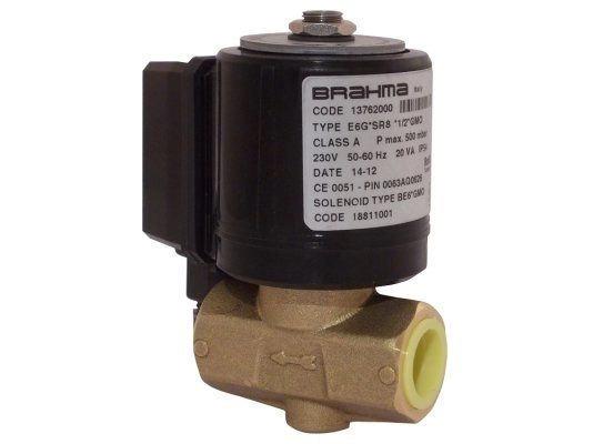 газовый электромагнитный клапан brahma e6g*sr8*1/2*gmo
