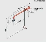 Душ аварийный Broen настенный для тела (17 082.009)
