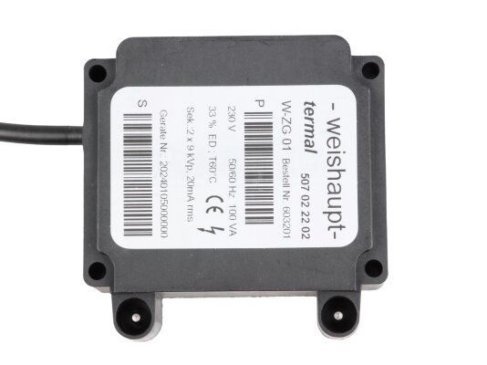 трансформатор розжига weishaupt w-zg 01