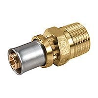 Прямой фитинг GIACOMINI с нар. резьбой 1 1/2 x(50x4) (RP107Y077)