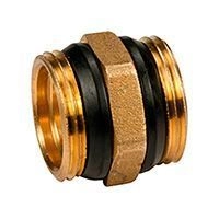 Ниппель GIACOMINI нехромированный с герметичной прокладкой 1 R189DY005