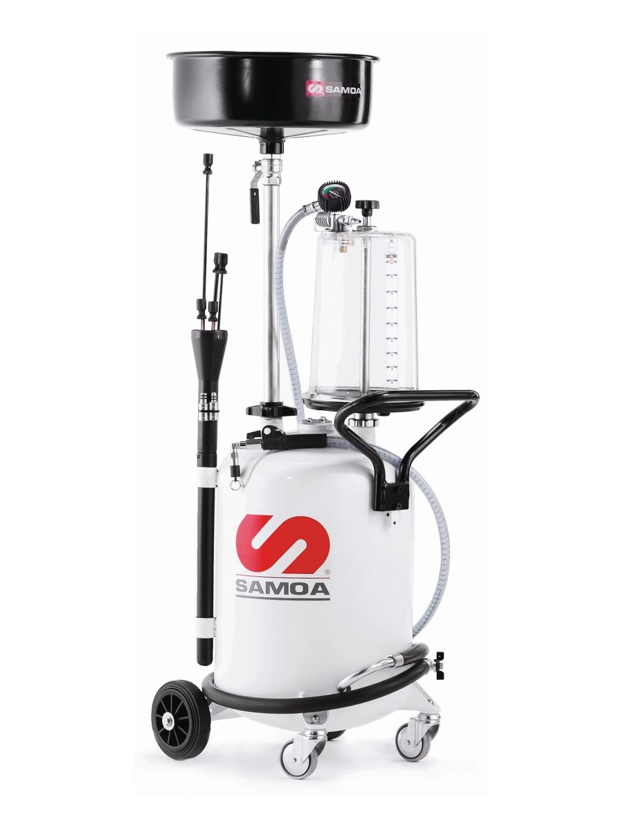 мобильный маслосборник для слива масла 70 л, с чашей 373000 samoa