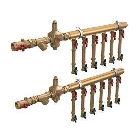 коллекторный модуль giacomini ge550-r4 1 1/2 х 3/4 7 выходов ge550y387