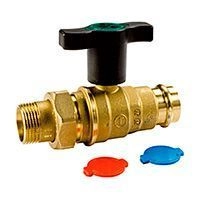 Кран шаровой с отводом GIACOMINI R859VT R859VY105