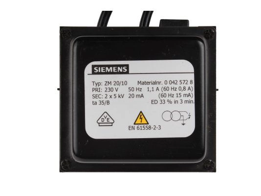 трансформатор розжига siemens zm 20/10 00425728