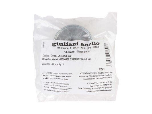 фильтрующий элемент giuliani anello 60300006